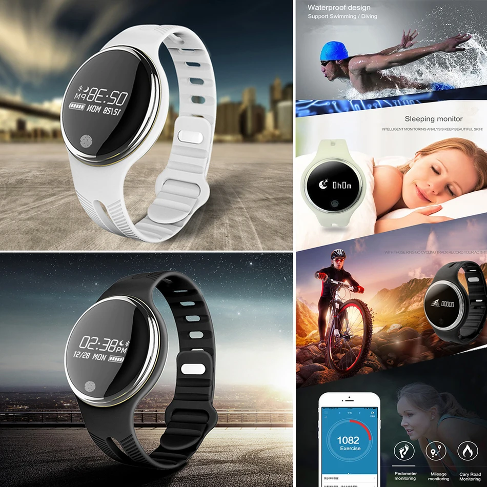 Fashion E07 Smart Watch Private Label  Smart Wristband