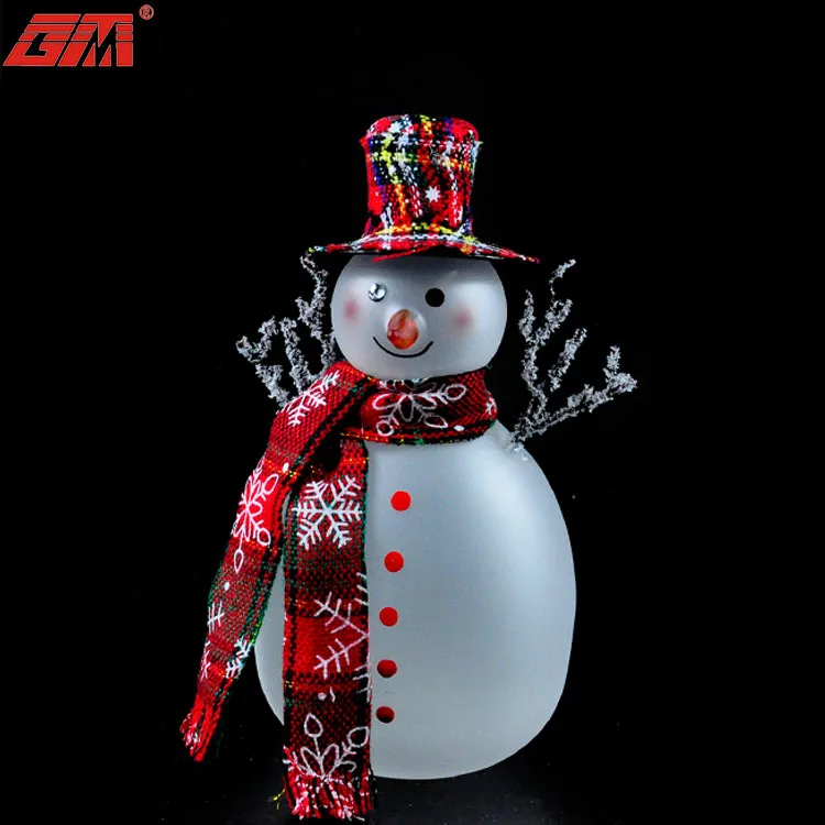 2022 new christmas decorative decorations led light mini snowman decoration gifts details