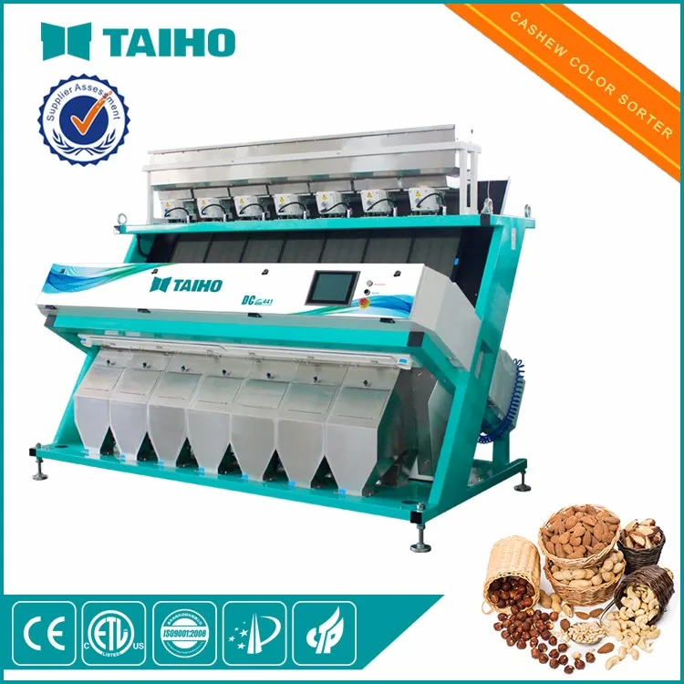 Cashew Nut Processing Machine for Color Sorting