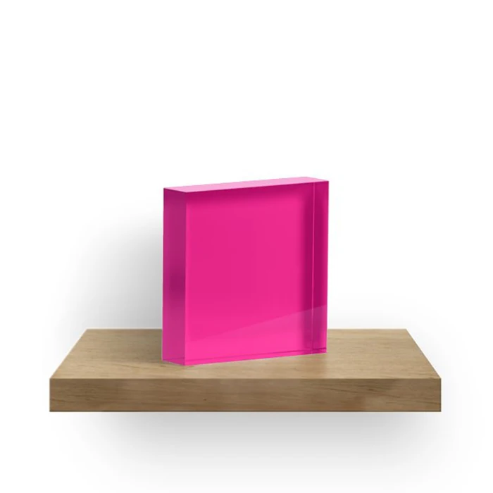 Solid Neon Pink Acrylic includes laser cutting, material & shipping – Outfab