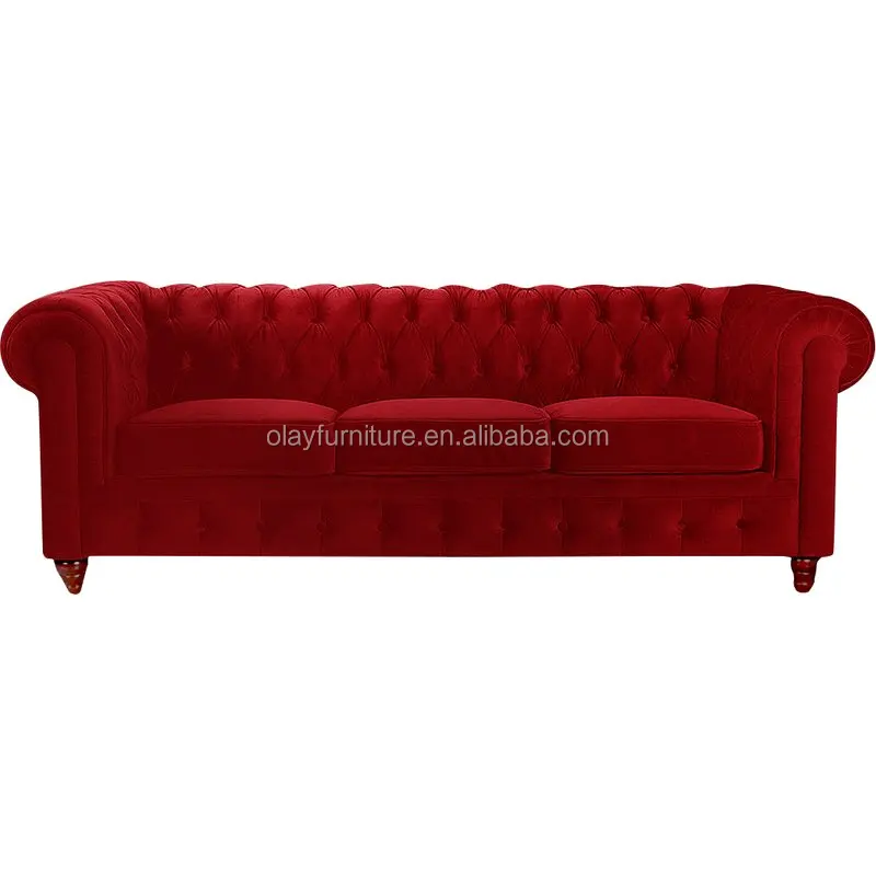 Hot Sale Three Seat Wooden Sofa Upholstery Event Furniture Chesterfield Wedding Red Velvet Sofa Buy Red Velvet Sofa Velvet Chesterfield Sofa Hot Sale White Wedding Furniture Sofa Product On Alibaba Com