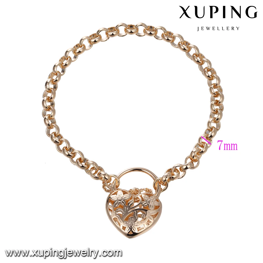 Source 74423 xuping jewelry 24 carat gold womens fashion charm bracelet on  malibabacom