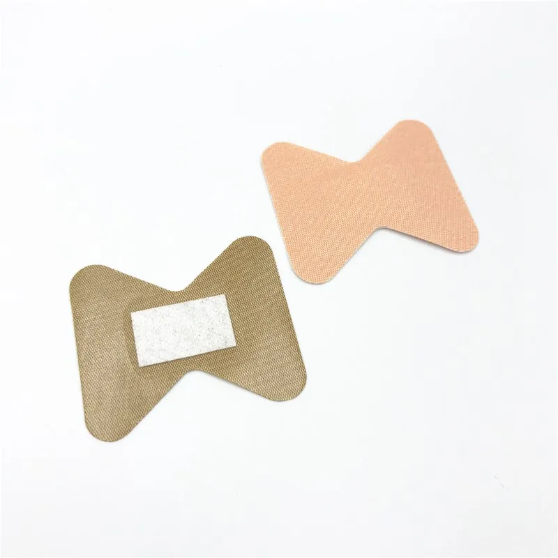 Бежевые гибкие тканевые клейкие повязки для ухода за ранами и первой помощи