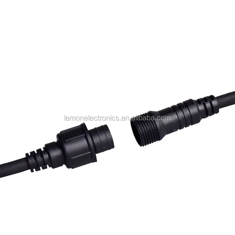 M12 M8 Electrical Wire Connector IP67 Male Female 2 3 4 Pin LED Power Cable Waterproof Connector