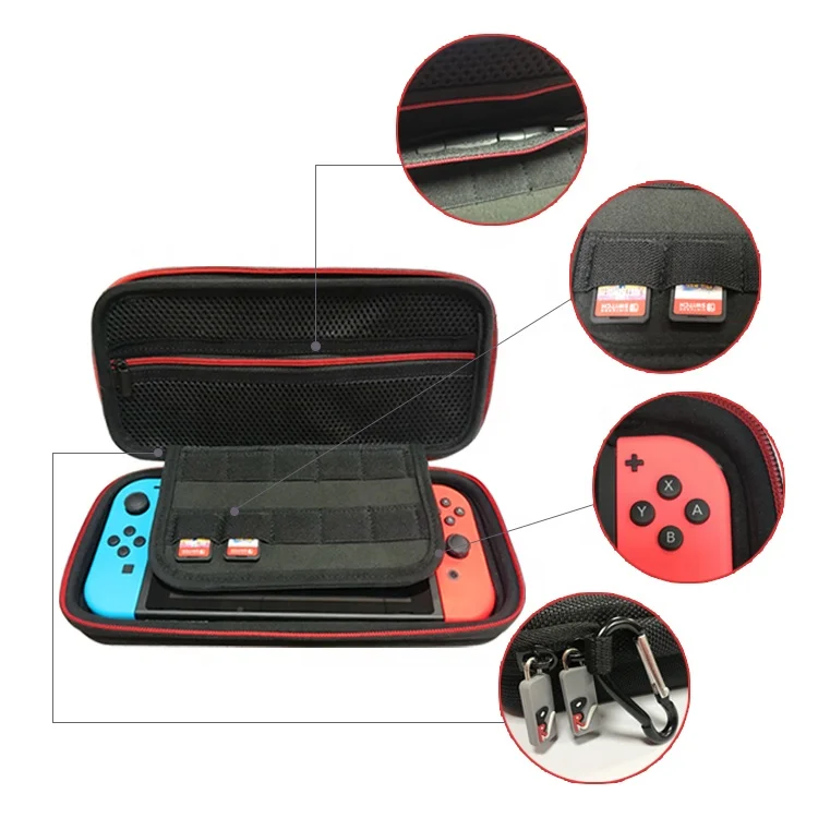For Storage Switch Game Console Custom Logo Hard Switch Game Case Protective Carrying EVA Gaming Case