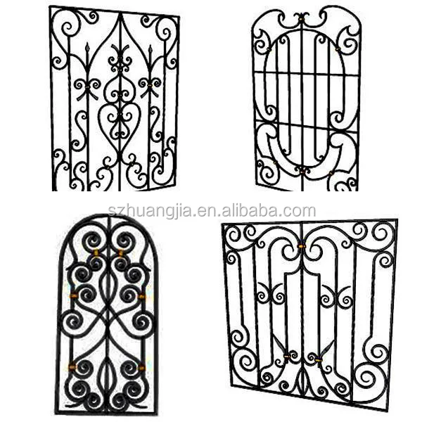Latest Design Cast Iron Window with Grills Design