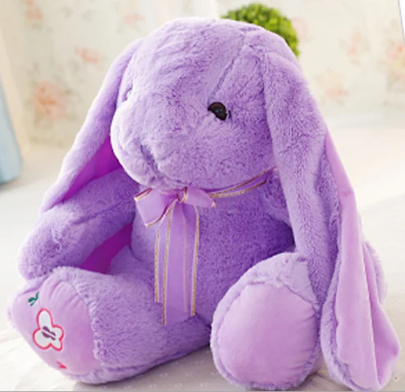 lavender bunny plush