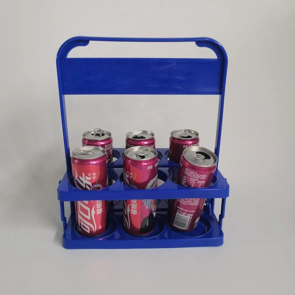 Hs Plastic Foldable Bottle Holder Ice Chest Cooler For Camping Outdoor