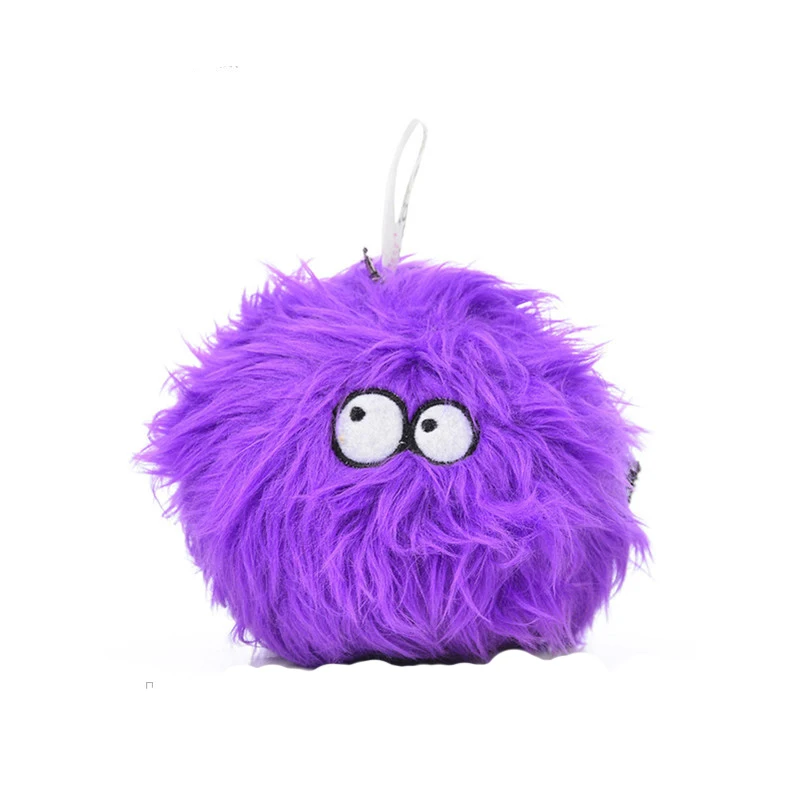 fluffy ball dog toy