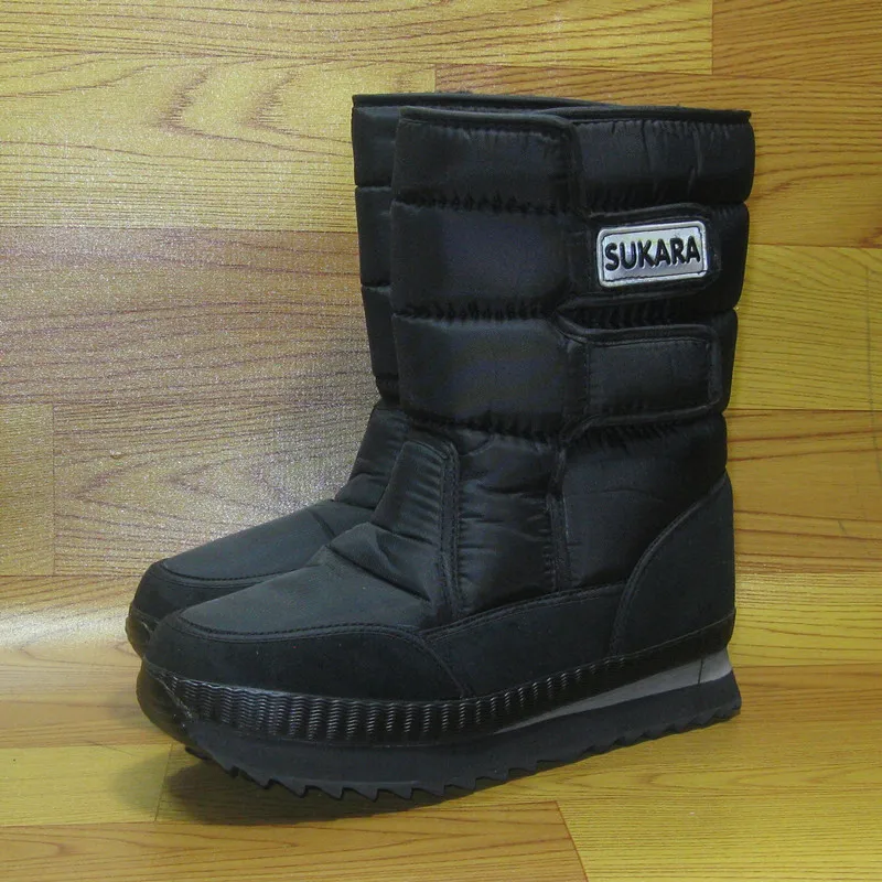 Free Shipping Winter Skiing Man Boots Waterproof Slip