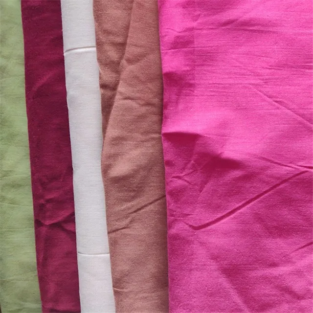 Wholesale plain dyed poplin and drill fabric
