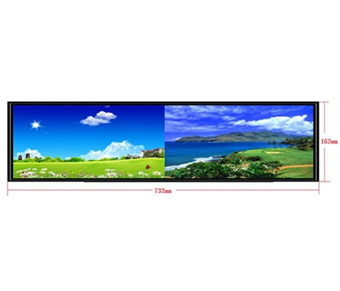 Stretched bar Lcd Screen Display 13inch