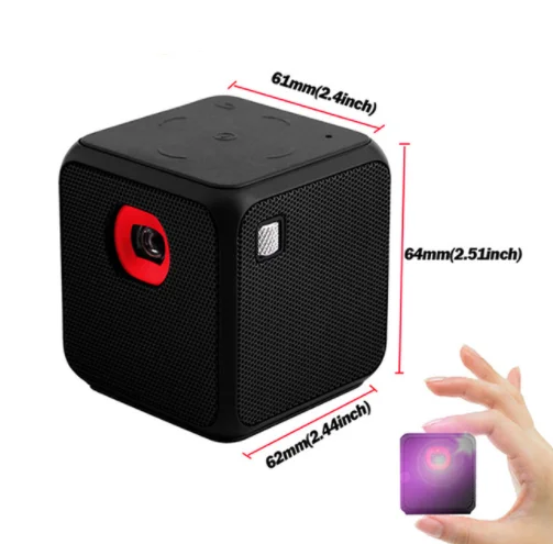 
 Wejoy умный мини-проектор DL-S8 Magic Android 7,1 DLP портативный проектор Wi-Fi обмена потоковыми мультимедийными данными (Airplay) телефон домашнего кинотеатра светодиодной осветительной аппаратуры мощностью видео PPT  