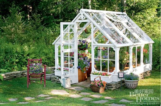 Small Steel and Glass Commercial Garden Greenhouses for Agriculture Use