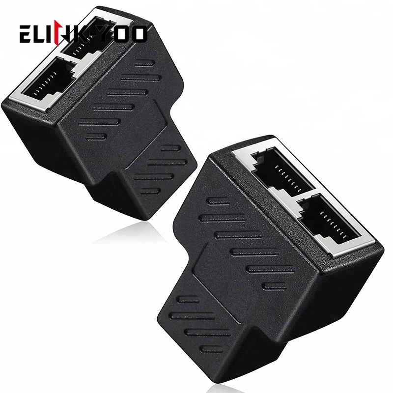 
 Разветвитель rj45 8p8c от 1 до 2  