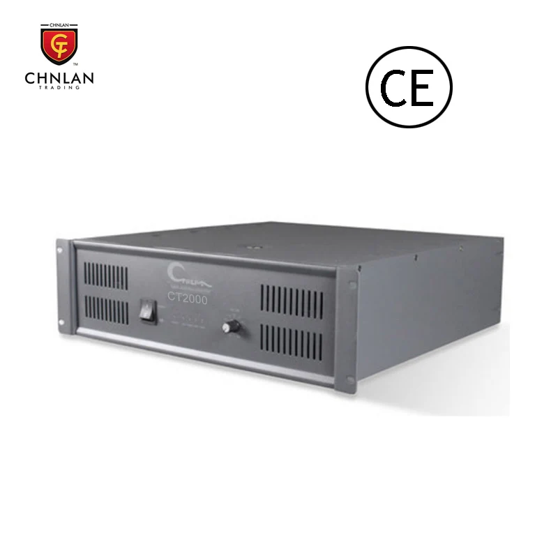 CT2000 PA System High Audio Power Amplifier 2000w Amplifier 100v