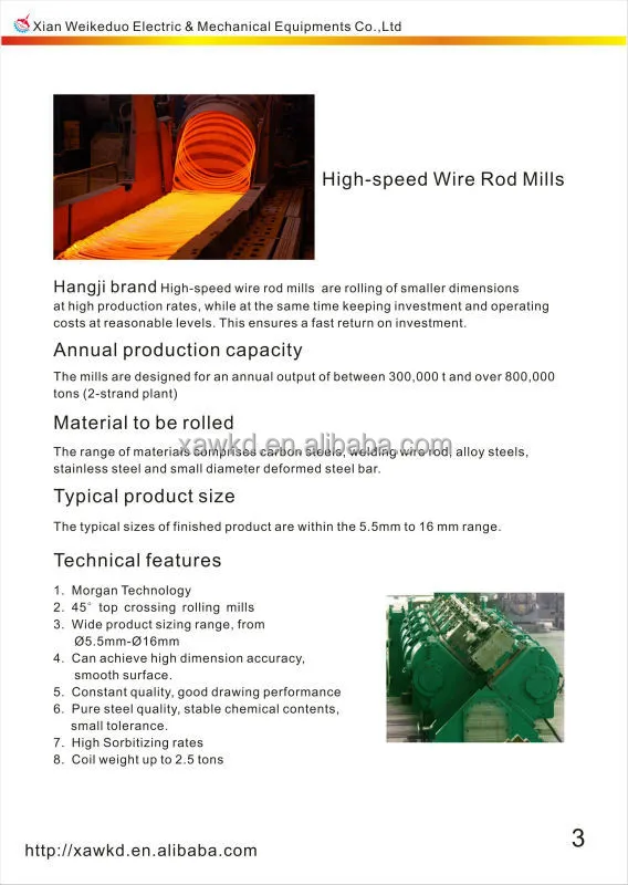 Roughing and Intermediate Mill Stands for Steel Hot Rolling Mill