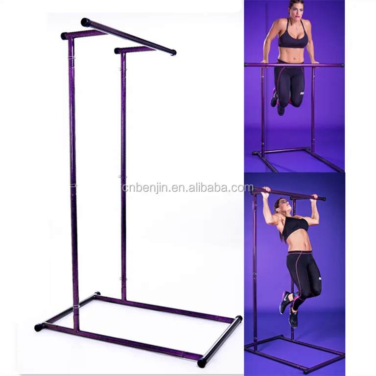 Versatile Home Gym Free Standing Pull up Bar Dip Station