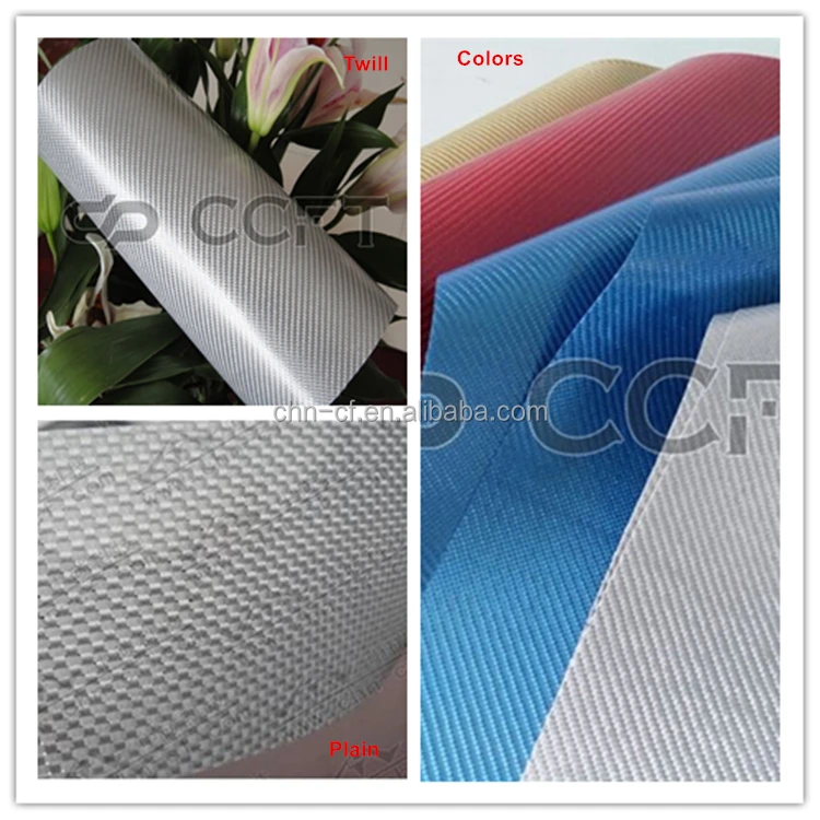 Commercial sample flexible sheet of kevlar-carbon fiber Taffeta