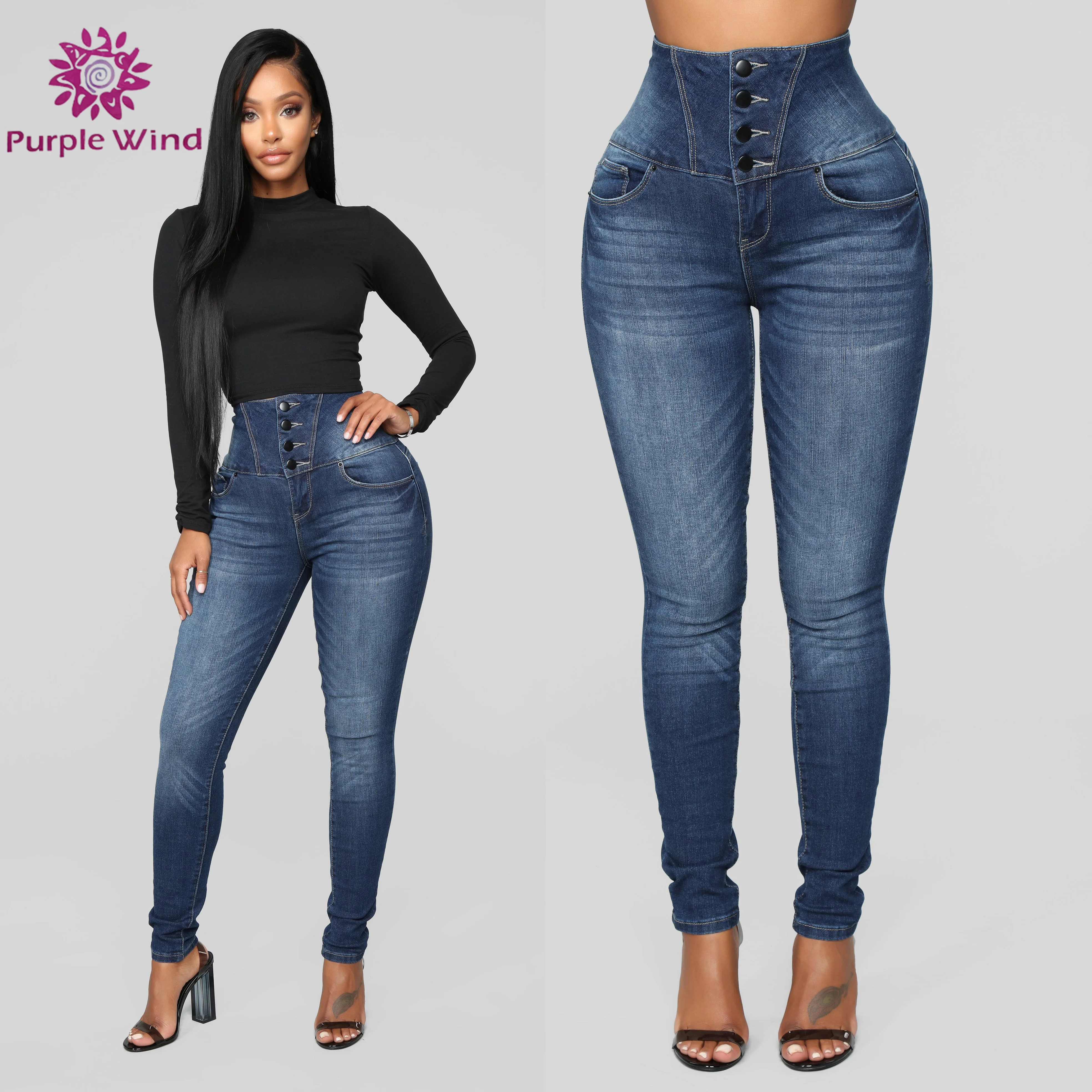 Hazlo pesado trompeta Cabina Wholesale High waist with 4 button skinny wholesale Colombian jeans for  womens From m.alibaba.com