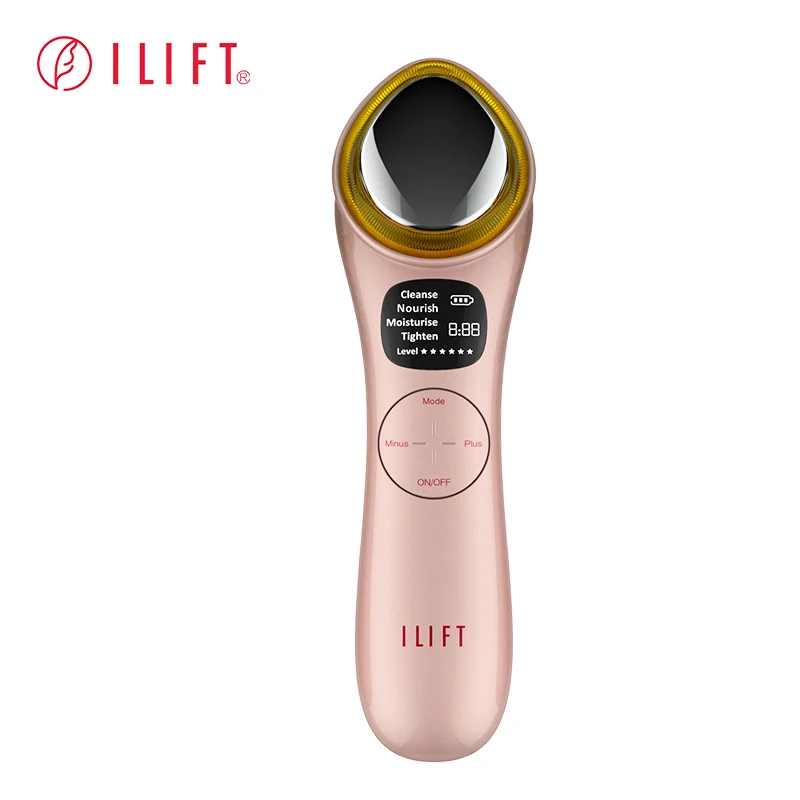 Home Use Micro-Current Facial Toning Lifting Cleansing Massage Device Anti-Aging Ion Beauty Equipment for Skin Tightening