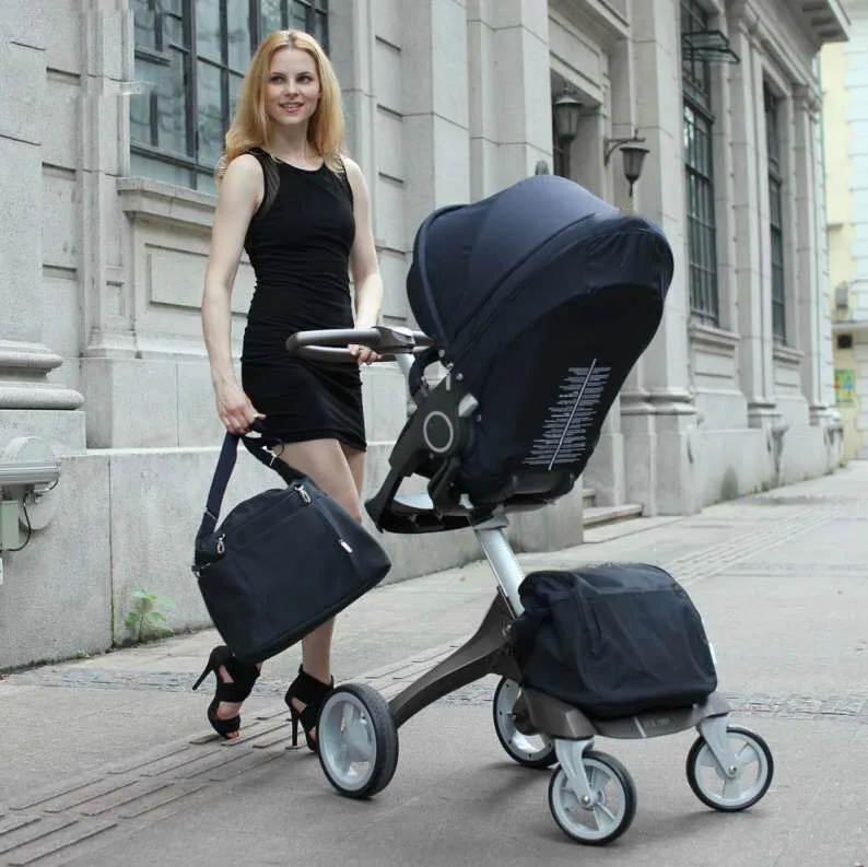 Aluminium Stock Baby Stroller 3 In 1 Baby Buggy Electric Luxury ...