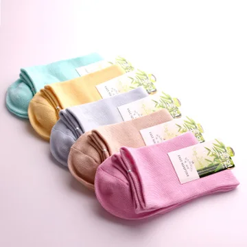 Хорошее качество, индивидуальный логотип, женские красочные бамбуковые носки