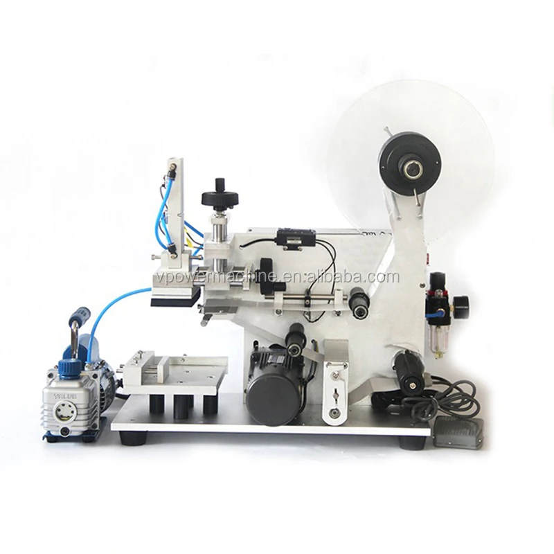 Завод в Гуанчжоу, LT60 полуавтоматическая плоская бутылка, клейкая наклейка, Этикетировочная машина для плоских поверхностей, шампуня, стирального порошка