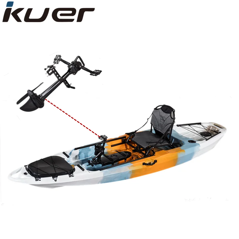 Rotomolded Plastic Pedal Para Kayak Pe 10ft Pedal Fishing Kayak With