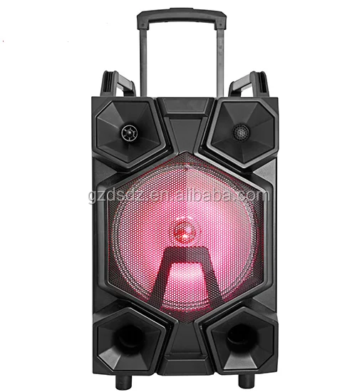 Private Model DJ Speaker Box Portable Bluetooth Speakers System High Power LED Light Sound Party Box Speaker