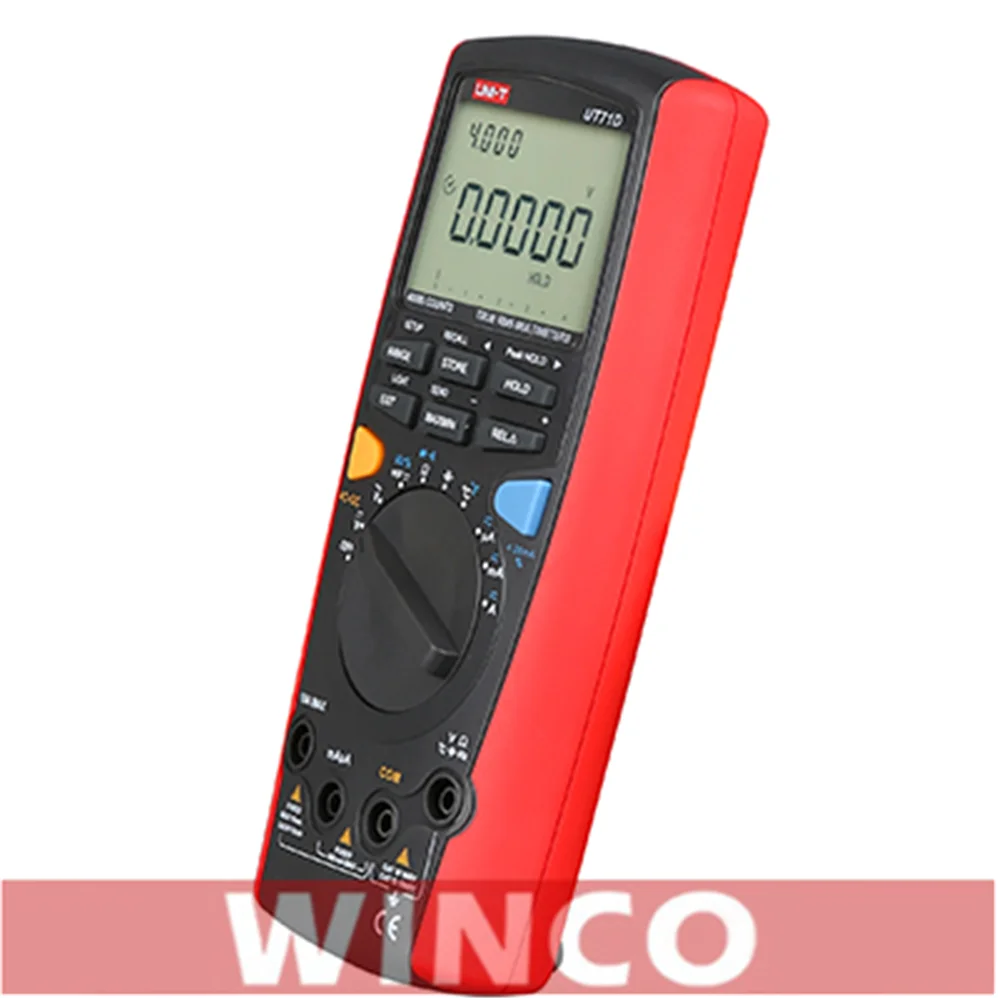 HK68C LCD Professional Capacitance Meter Avometer Continuity Test ESR Meter Handheld Digital Multimeter