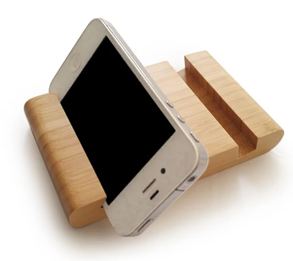 Buy Wholesale China Universal Bamboo Wood Mobile Phone Holder