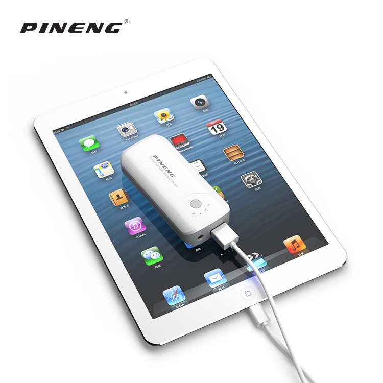 スマホアクセサリー PINENG Universal USB Backup Power Universal Portable USB Backup Power Bank 5000mah with LED
