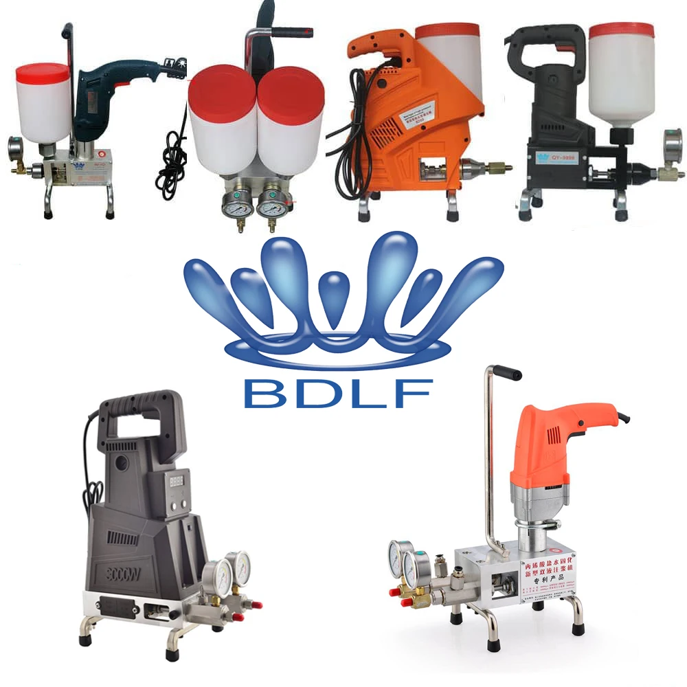 High Pressure Injection Grout Machine Waterproof Epoxy Resin Pump Two Component Polyurethane Foam Handpump