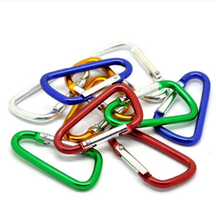 BT-2459 Factory Price D Type Snap Hook Karabiner Carabiner Keyring Bulk Aluminum Caribiners