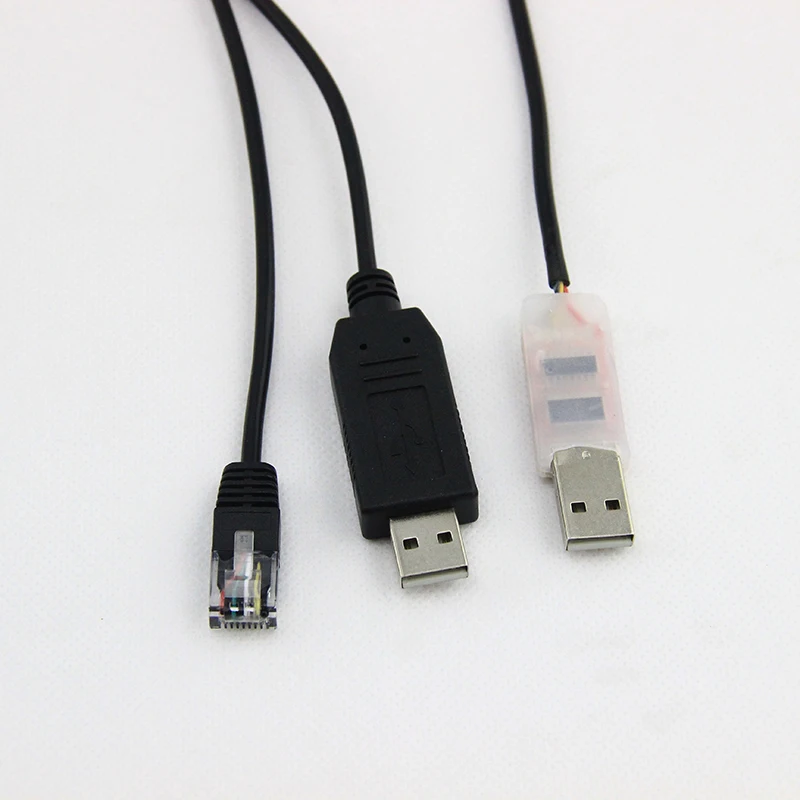 Male to Male RS232 RJ12 6p6c to USB Adapter Cable