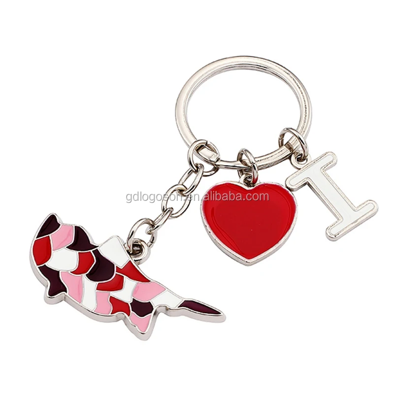 Souvenir Denmark Keyring Charm Top Quality Metal Craft Custom Crown Keychain