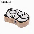 Wooden Tooth Box Cute Panda Organizer For Baby Save Milk Teeth Wood Storage Box Gifts