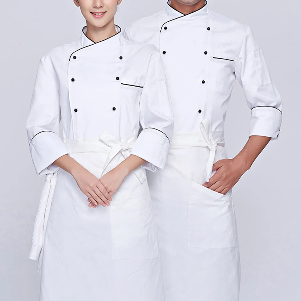 Китайский поставщик оптовая продажа классическая профессиональная белая кухонная форма