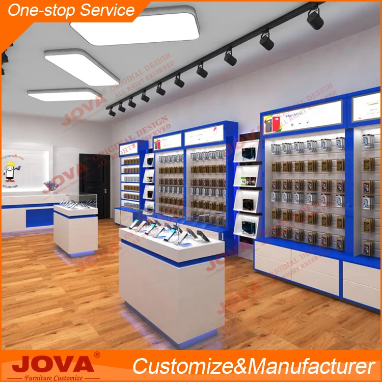 Mobile Phone Display Accessories Enhance Shop Design