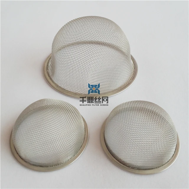 Изогнутый сетчатый фильтр с оправой из нержавеющей стали 304