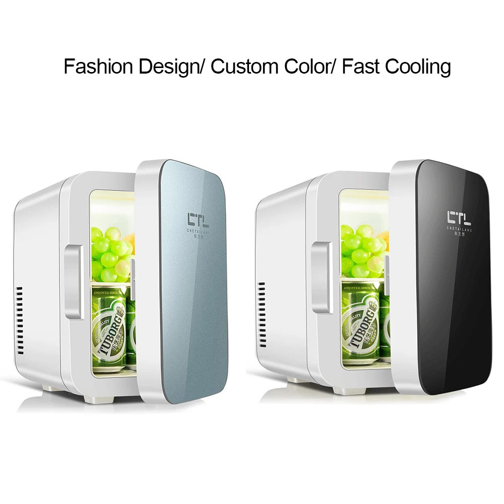 6l Mini Refrigerator Without Compressor Dc Ac For Beauty Skin Care Make