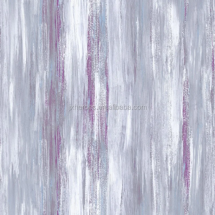 Abstract Vertical Stripe Oil Painting Style Bedroom PVC Wallpaper