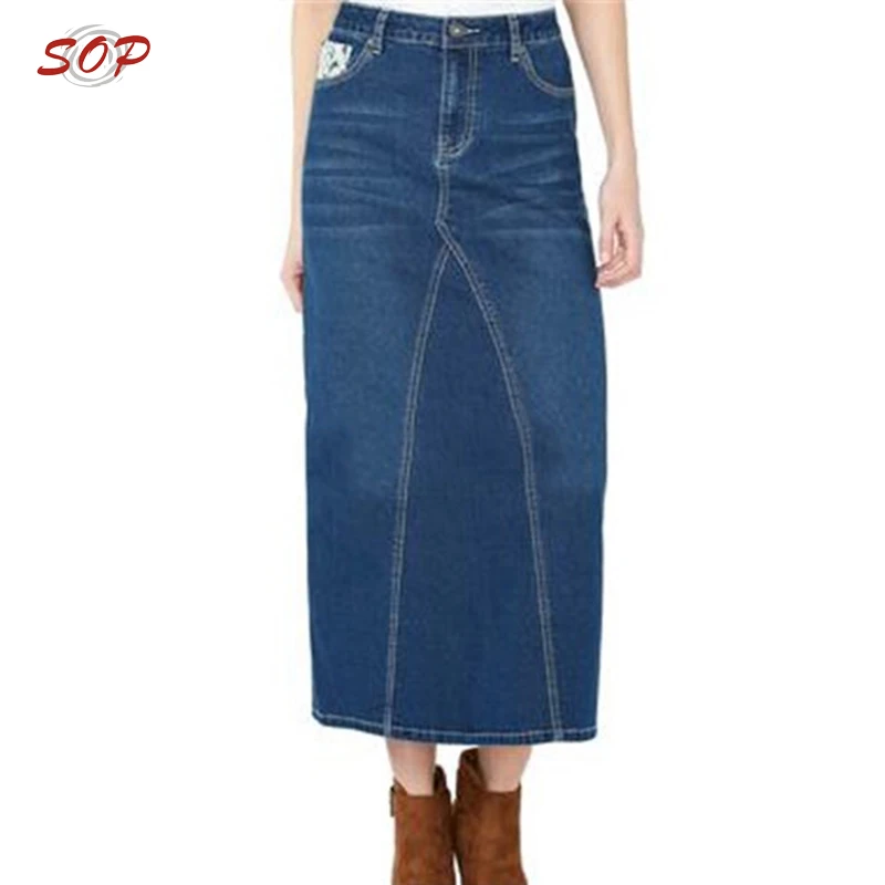 maxi denim skirts for sale
