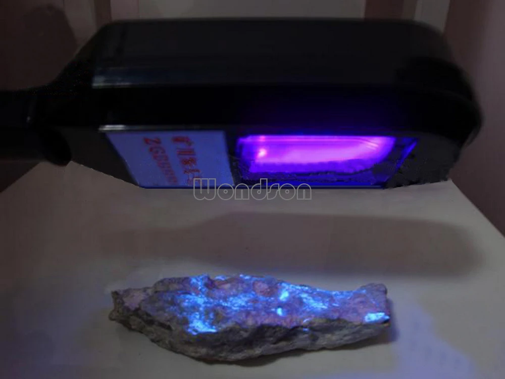 Нм, коротковолновые перезаряжаемые УФ-лампы для горных работ, светящиеся скальные лампы с высоким содержанием фиолетовых лучей