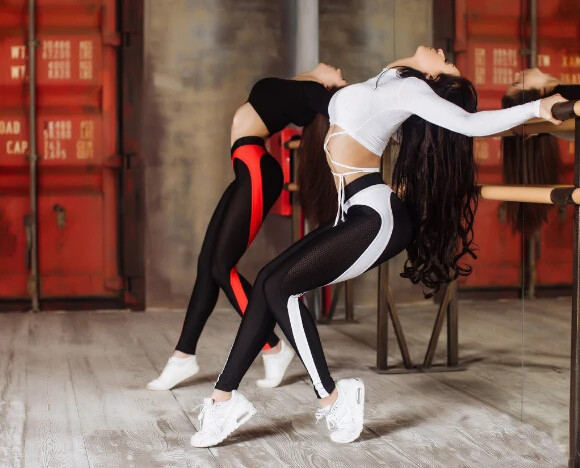 Leggings da palestra per Yoga stampati personalizzati all'ingrosso