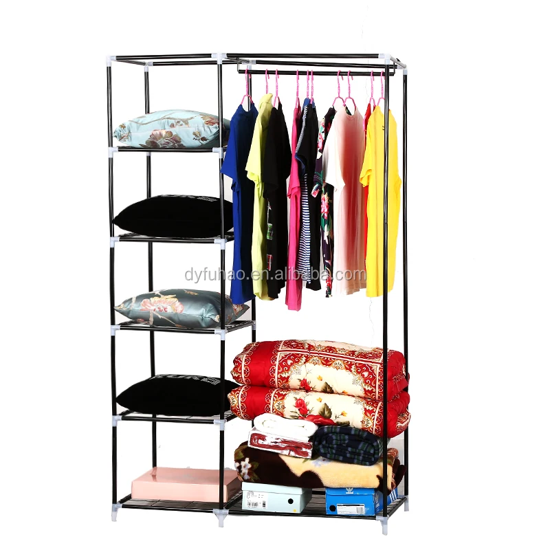 On Clearance Sale DIY Wardrobe Non-woven Cloth Wardrobe Closet Folding  Portable Clothing Storage Cabinet Bedroom Furniture - Price history &  Review, AliExpress Seller - Shop1379534 Store