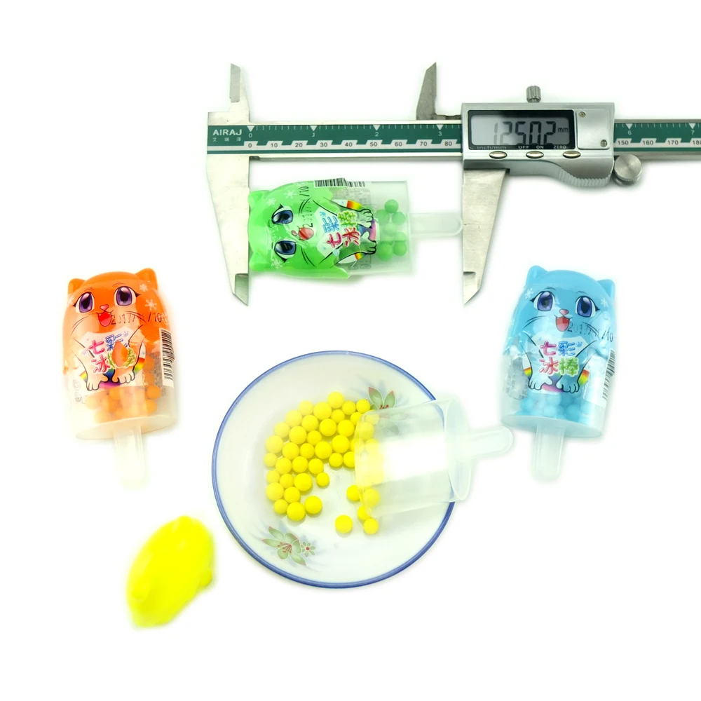 Диспенсер для мороженого, конфеты, игрушечная упаковка, Мини Круглые шарики, Халяльные сладкие конфеты