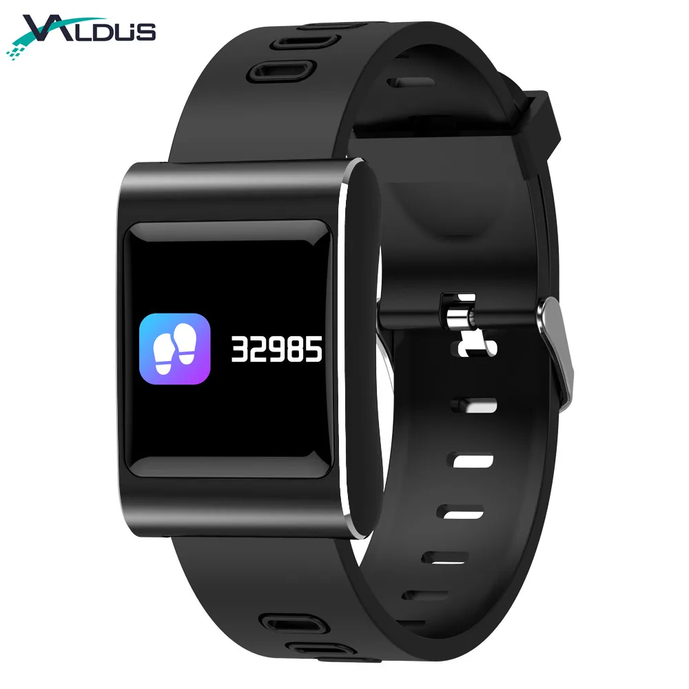 
 Спортивные Смарт-часы-браслет IP68 Водонепроницаемый 1,0 дюймовый экран монитор артериального давления контроль музыки трекер активности K88  