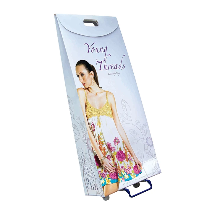 2025 новый бесплатный индивидуальный дизайн высокое качество продвижение перерабатываемая гофрированная тележка для